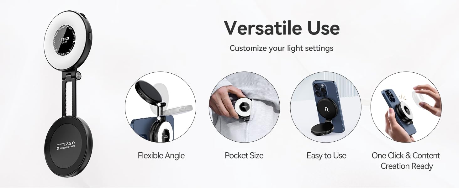 magsafe iphone ring light