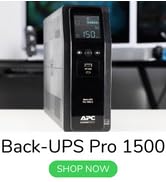 APC UPS 1500VA Sine Wave UPS Battery Backup, BR1500MS2 Backup Battery Power Supply, AVR, 10 Outle...