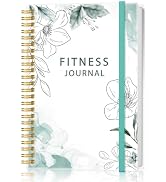 Fitness Journal for Women &amp; Men - A5 Workout Journal/Planner Daily Exercise Log Book to Weight Lo...
