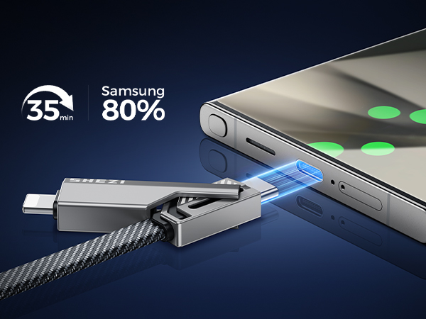Multi 4 in 1 USB C to Charging Cable
