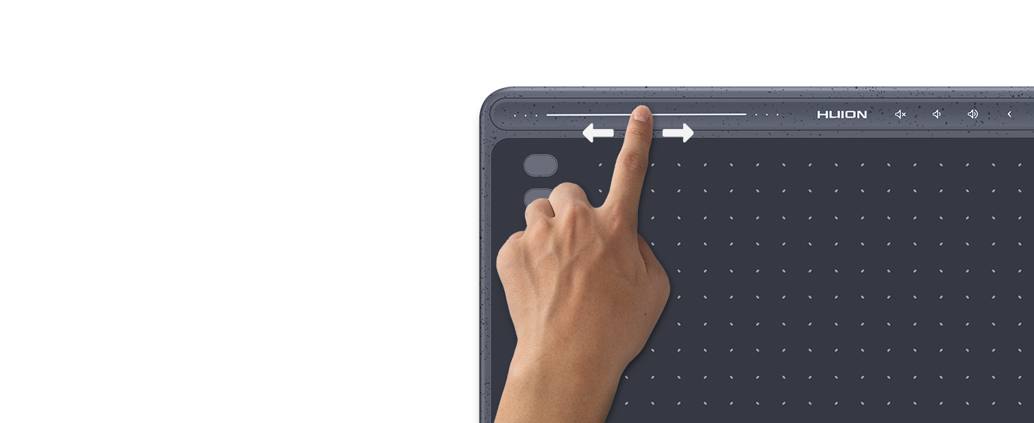 HS611 drawing pad with touch strip for Smooth creation