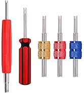 TWTADE 5PCS Tire Valve Stem Removal Tool Kit,R12 R134a Air Conditioning Valve Core Remover Tool,S...