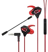 VersionTECH. Gaming Earbuds Wired with Dual Microphone, in-Ear Gaming Headset Earphones for PS5 P...