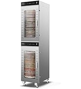 Food Dehydrator, 40 Trays, 0-24 Hour Digital Timer and 194°F Temperature Adjustable, low noise, 2...