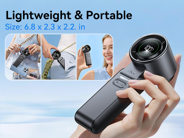 rechargeable fan portable