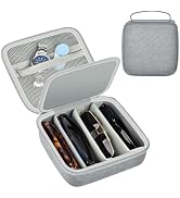Grapsa Travel Sunglass Organizer Case for Quay Polarized Sunglasses Men Women, Trendy Glasses Sto...