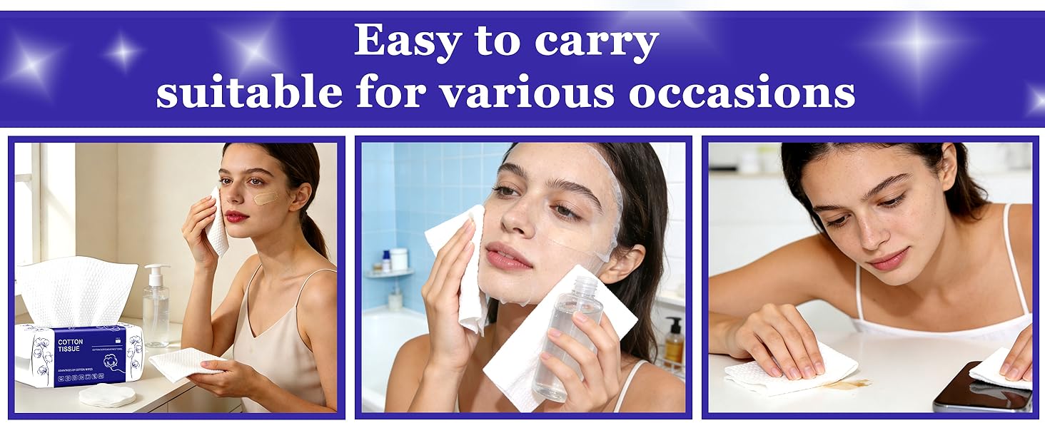 travel face towels disposable