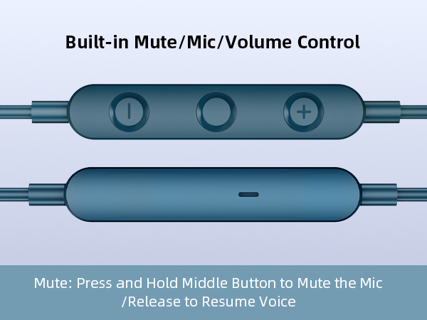 usb earbuds with microphone for pc laptop computer