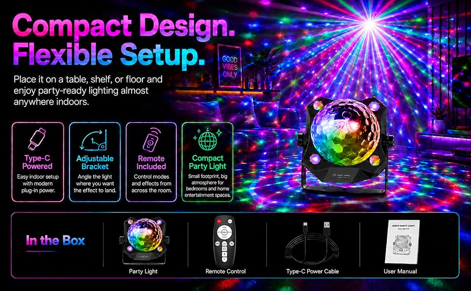 portable party light
