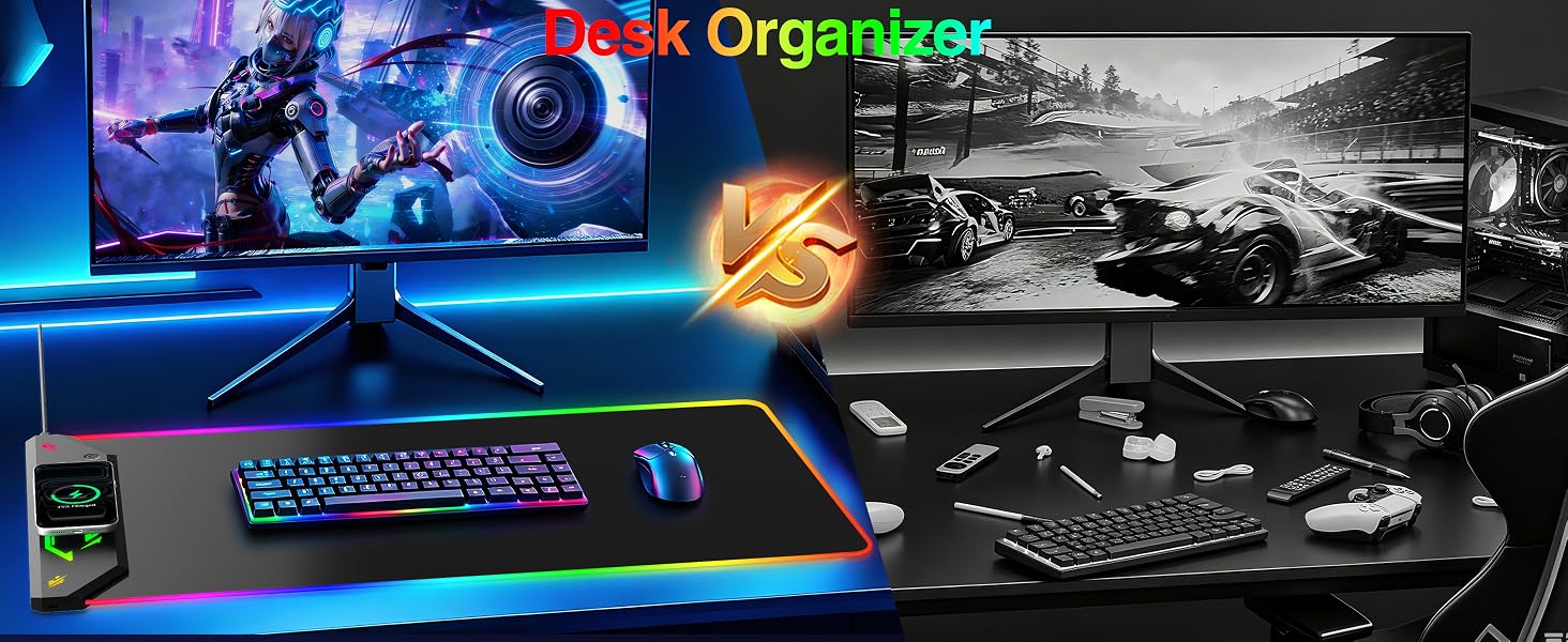 RGB Gaming Mouse Pad with Wireless Charging