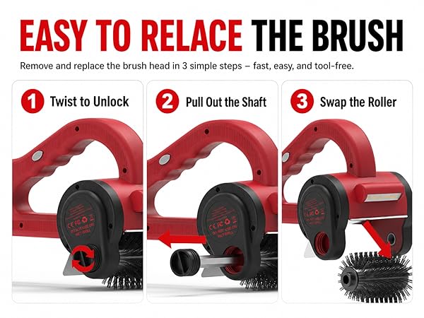 GRILL BRUSH WITHERGONOMIC D-HANDLE