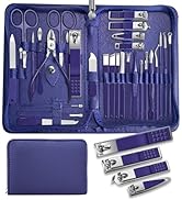 Manicure Set Personal Care Mens Grooming Kit, 30 in 1 Professional Manicure Kit Pedicure Kit, Nai...