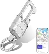 Miroddi Car Keychain with Tracker Key Chain Works with Apple Find My App (iOS Only), Heavy Duty K...