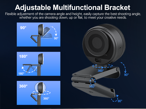 wbcam focus privacy cams video call Windows Auto 30fps live lighting webcam desk best business