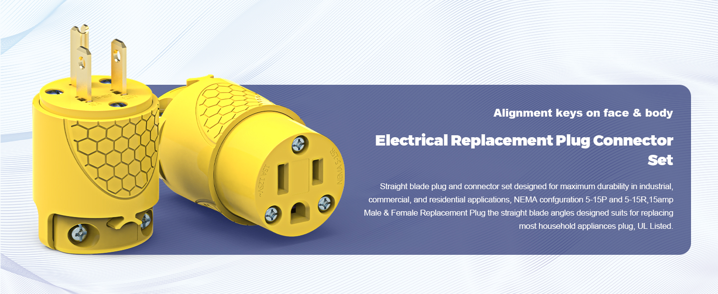 Thunderway Electrical Replacement Plug &amp;amp; Connector Set