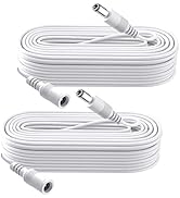 Security-01 DC 12V Power Extension Cable for CCTV Security Camera DVR Standalone, 33FT(10m) DC Ex...