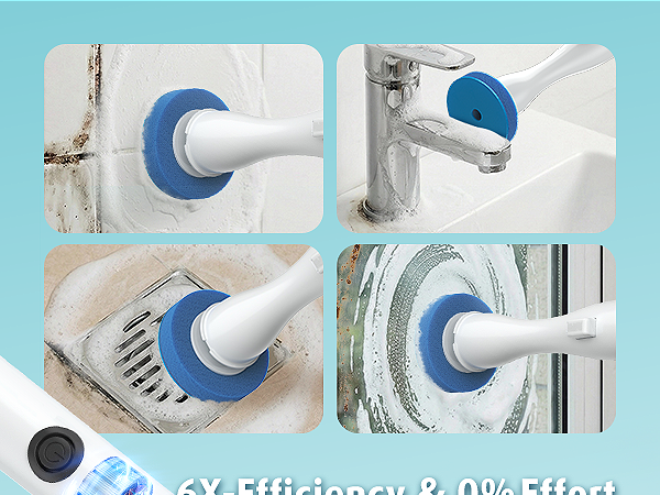  Hands-Free Electric Toilet Brush