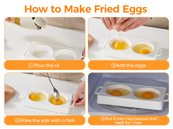 Ceramic Microwave Egg Cooker