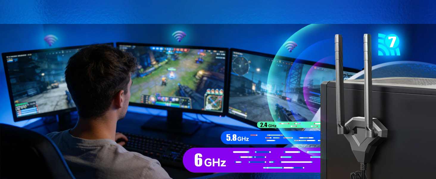 tri band wifi 7 antenna