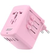 Acer Universal Travel Plug Adapter - International Power Adapter with 5 USB Ports (3 USB C) 5.8A,...