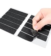 Self-Adhesive Hook and Loop Tape - 1 x 4 inch Wide - Heavy Duty Sticky Back Tape Fastener - 15 St...