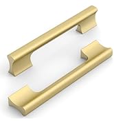 KNOKLOCK 10 Pack 5 Inch(128mm) Kitchen Cabinet Handles Brushed Gold Cabinet Pulls Kitchen Cabinet...