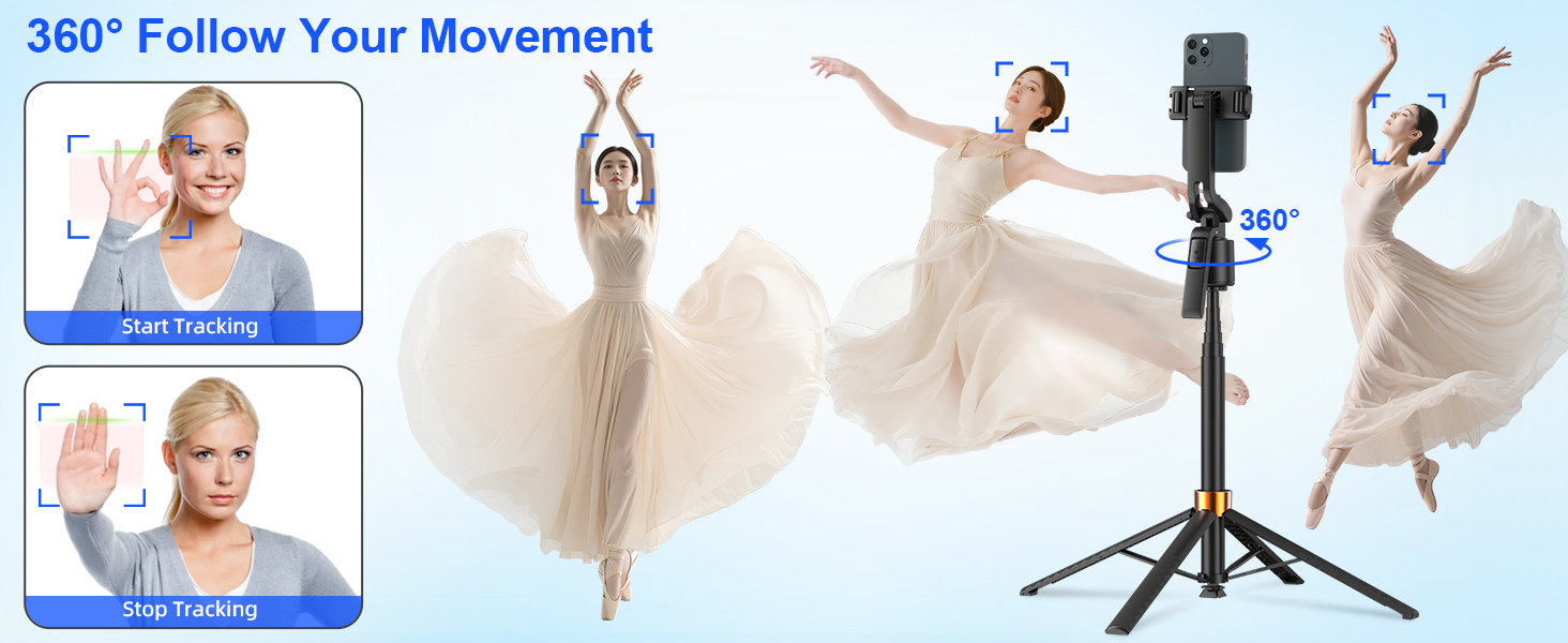 auto face tracking tripod