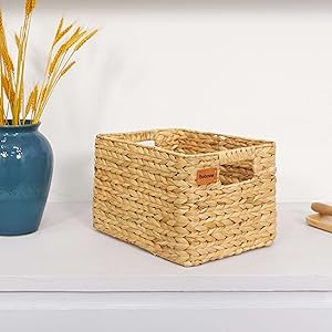 wicker storage baskets