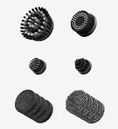 HOTO Wand Electric Spin Scrubber, Rechargeable Grout Cleaning Brush, IPX7 Full Body Waterproof B...