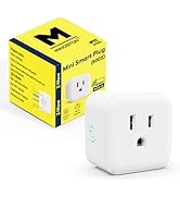 Minoston Z-Wave Plug Outlet 800 Series, Zwave Mini Smart Plug in Socket, 15A, Z-Wave Hub Required...