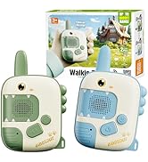 Kids Walkie Talkies Toys for Boys: Dinosaur Toys 2 Pack Birthday Gifts for 3-7 Year Old Boys and ...