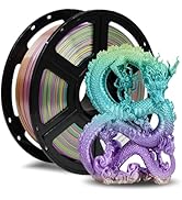 FLASHFORGE Silk PLA Filament 1.75mm, 3D Printer Filament 1kg (2.2lbs) Spool, Smooth and Silky Tex...