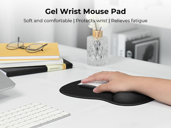 mouse pad with wrist rest
