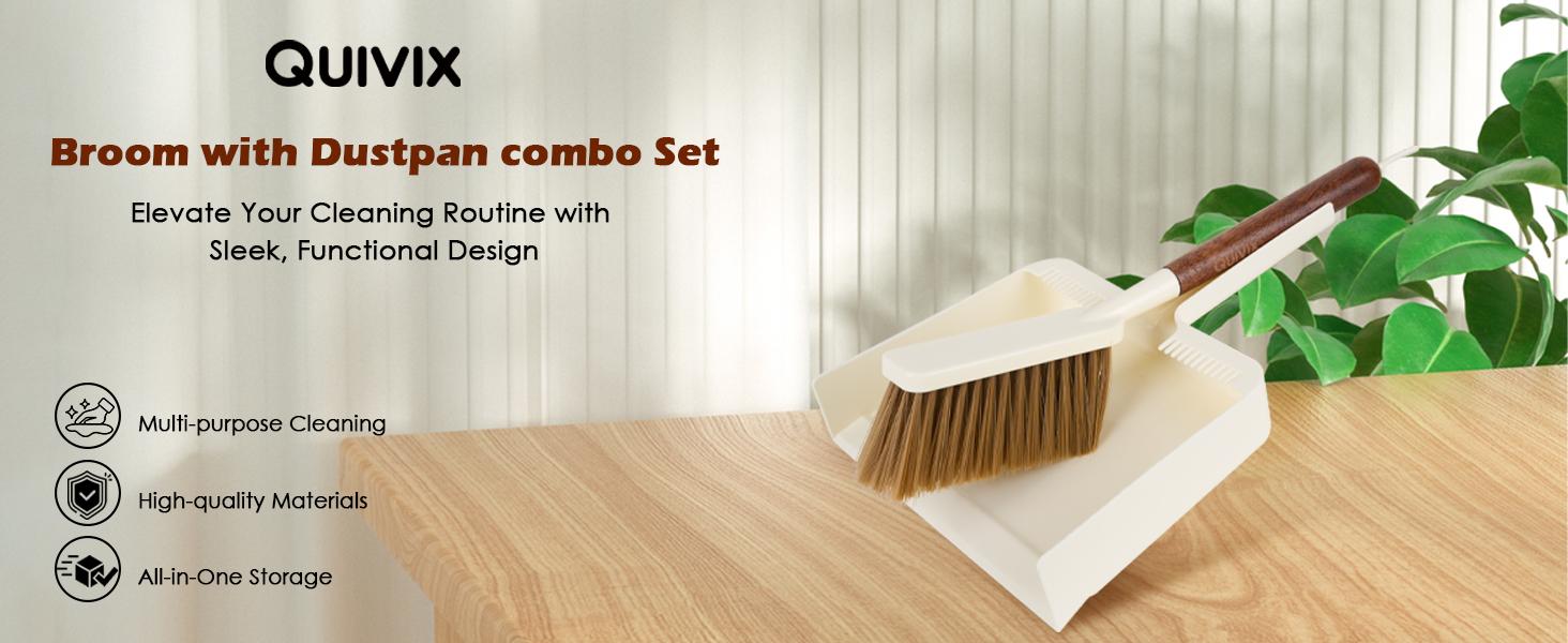 hand broom and dustpan set
