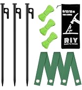 Heavy Duty Tree Stakes and Supports Kit for Leaning Tree Against Bad Weather Plant Support Stakes...