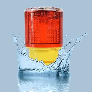 green power security sensor tower lighting road trailer trucks yellow caution driveway marine motion