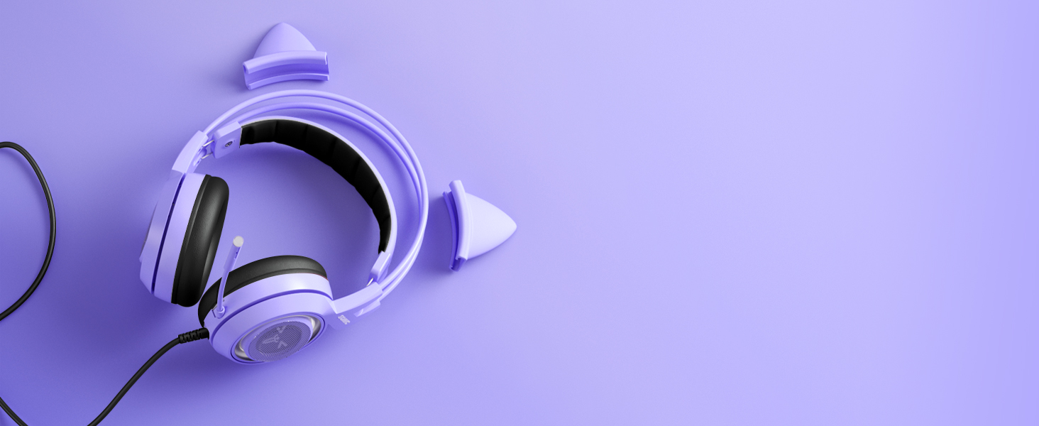  Detachable cat ear design