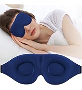 ZGGCD 3D Sleep Mask for Side Sleeper, Light Blocking Sleeping Eye Mask for Women Men, Contoured C...