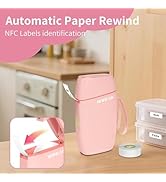 Rongta Label Maker Machine with Tape, Bluetooth Label Printer, Wireless Mini Label Makers with Mu...