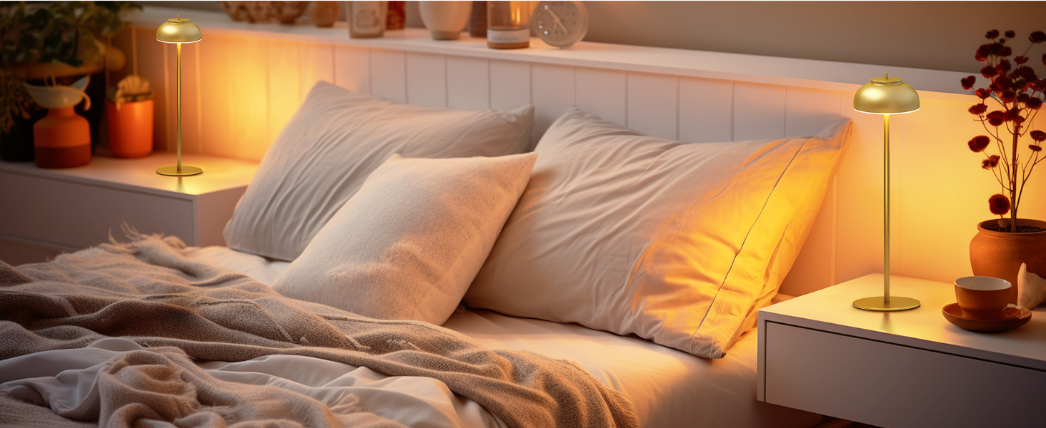 cordless table lamp for bedroom nightstand