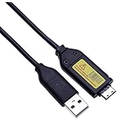 USB Data Charger Cable Cord Compatible with Samsung Camera EX, L, WB, S, SL, ST, PL, L200, ST600,...