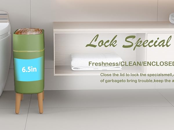bathroom trash can