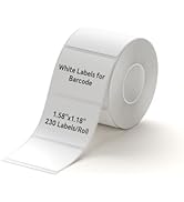 NIIMBOT Label Maker Tape White Label Print Paper Compatible for NIIMBOT B1 B21 B3S, Thermal Stick...
