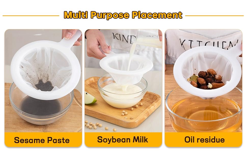 Plastic Sieve Fine Mesh with Handle