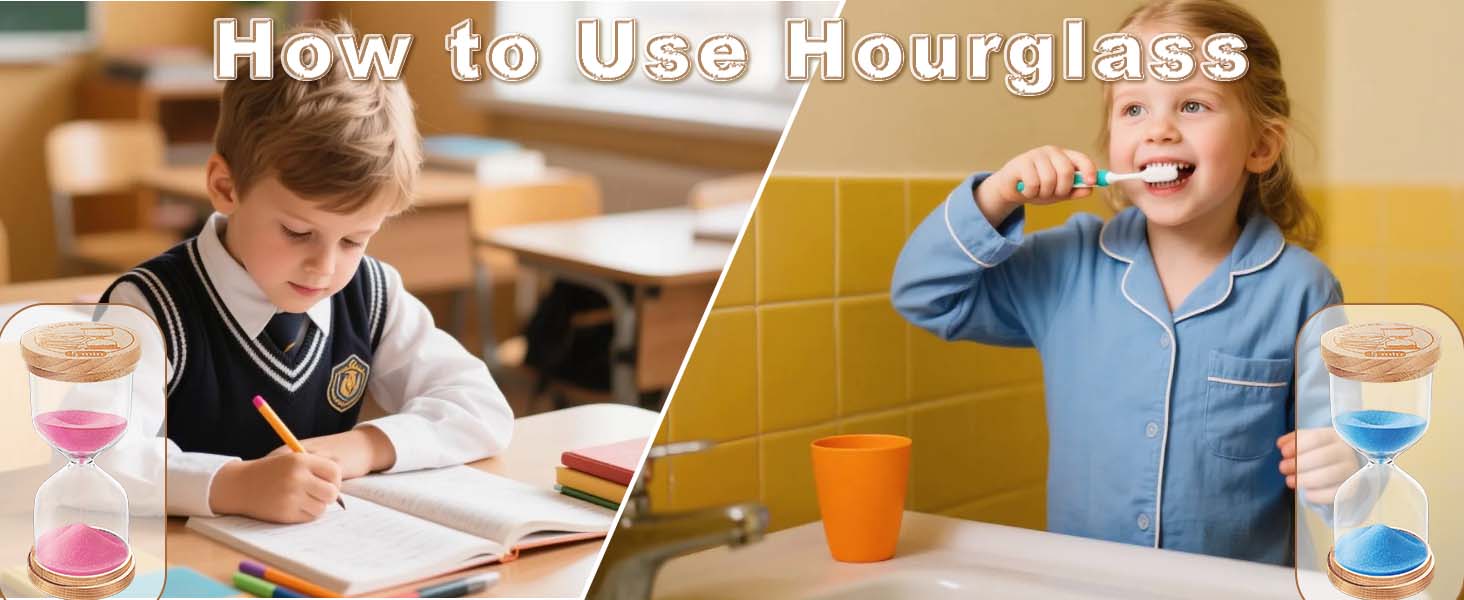 sand timer for tooth brush