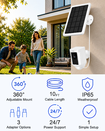 solar panel for ring camera