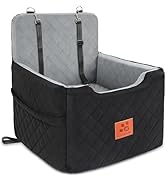 GL GLENSLAVE Dog Car Seat for Small/Medium Dogs Under 35lbs,Memory Foam Dog Booster Seats,Detacha...