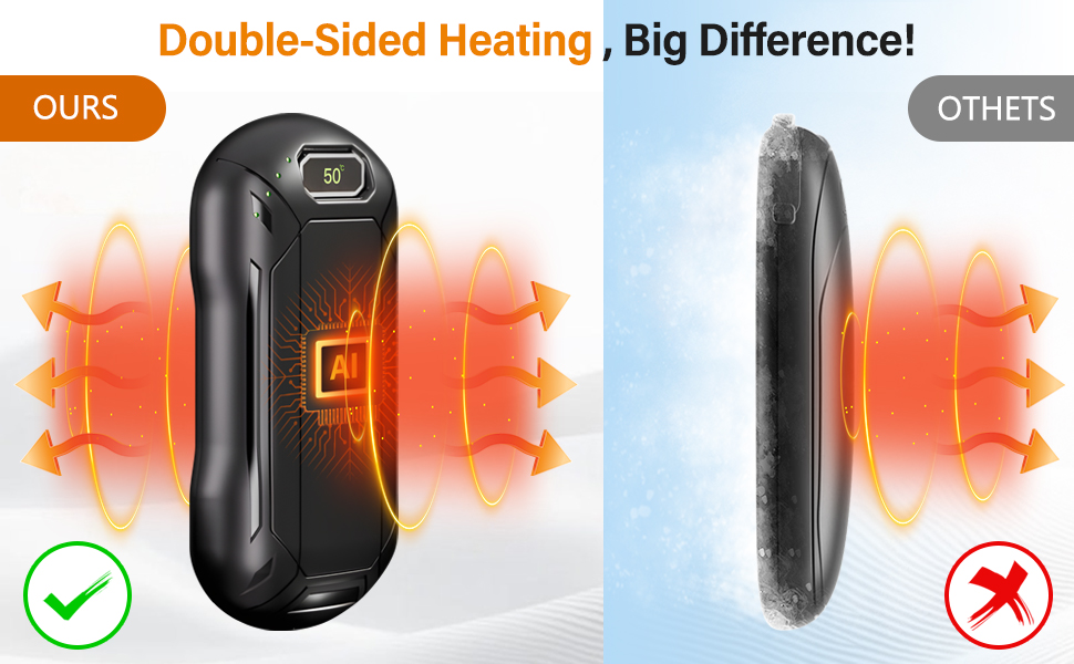 Double-sided heating