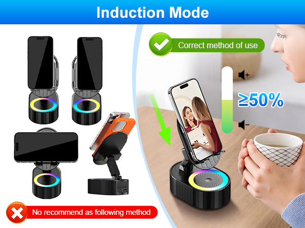 wireless induction bluetooth speaker