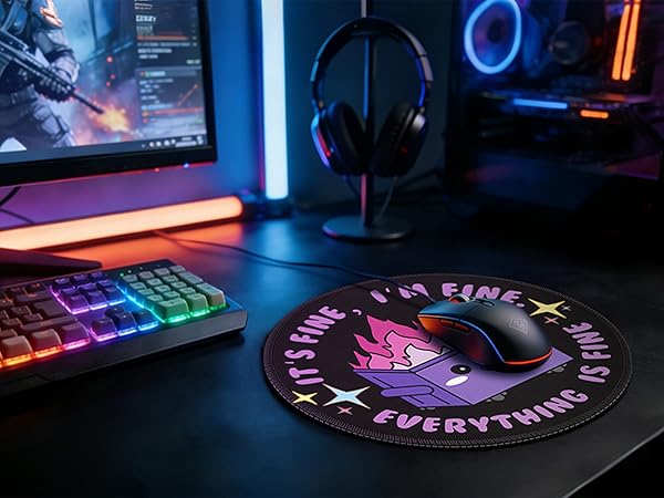 Gaming mouse pad